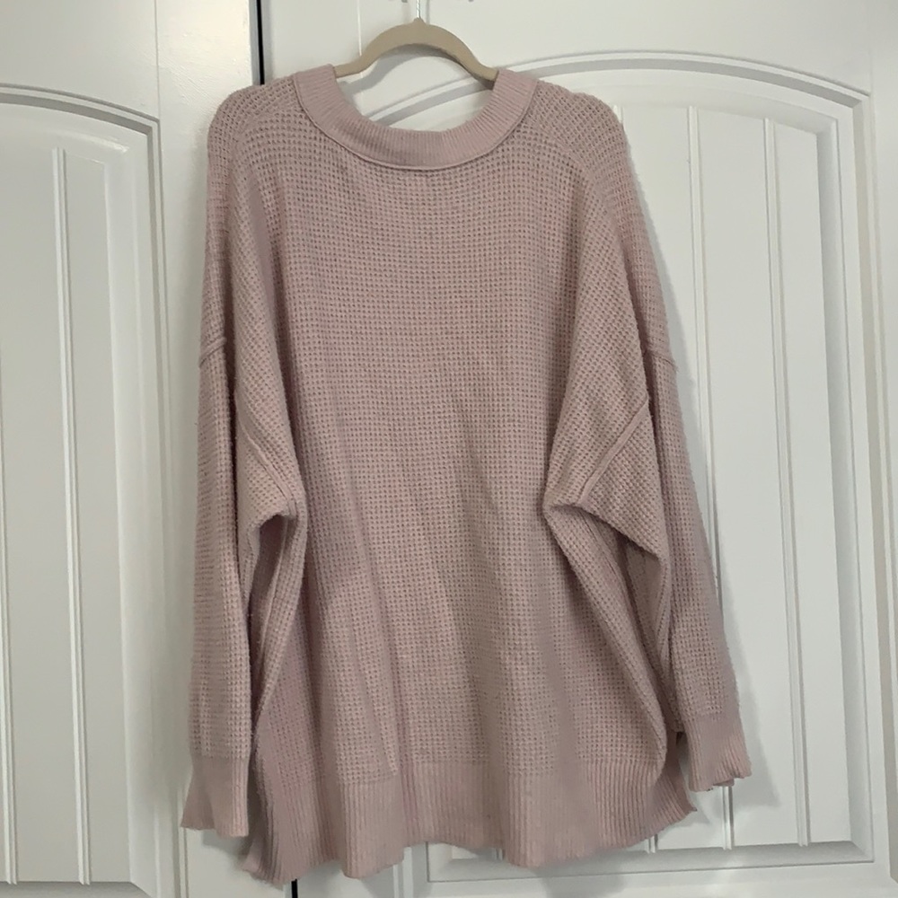 Oversized waffle knit Aerie Sweater